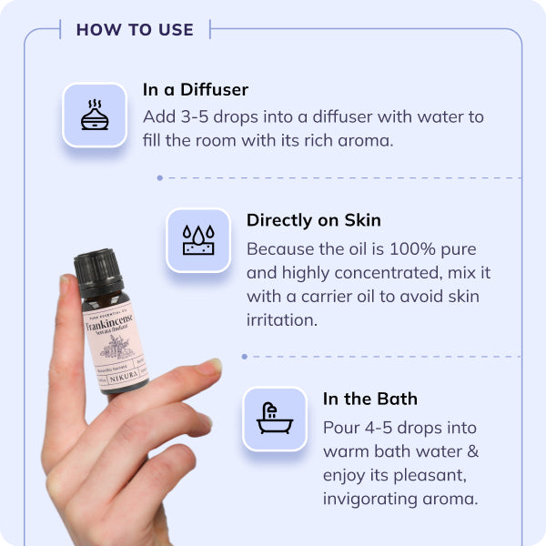 Frankincense Serrata (Indian) Essential Oil | Nikura