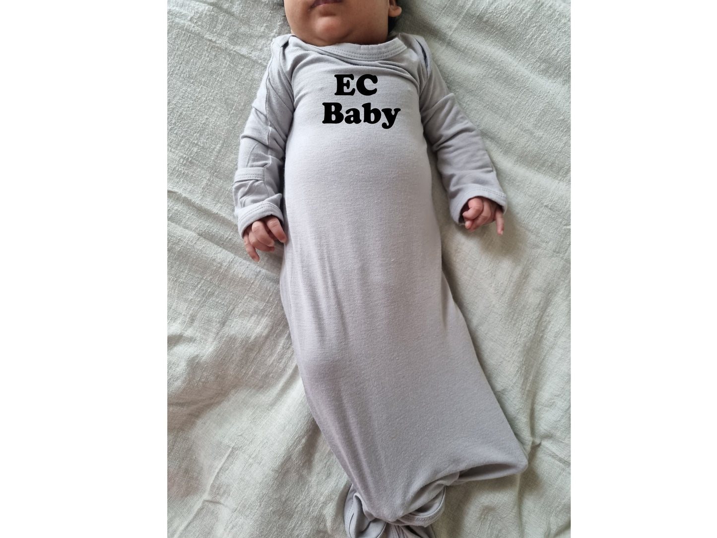 "EC Baby" knotted sleep gown