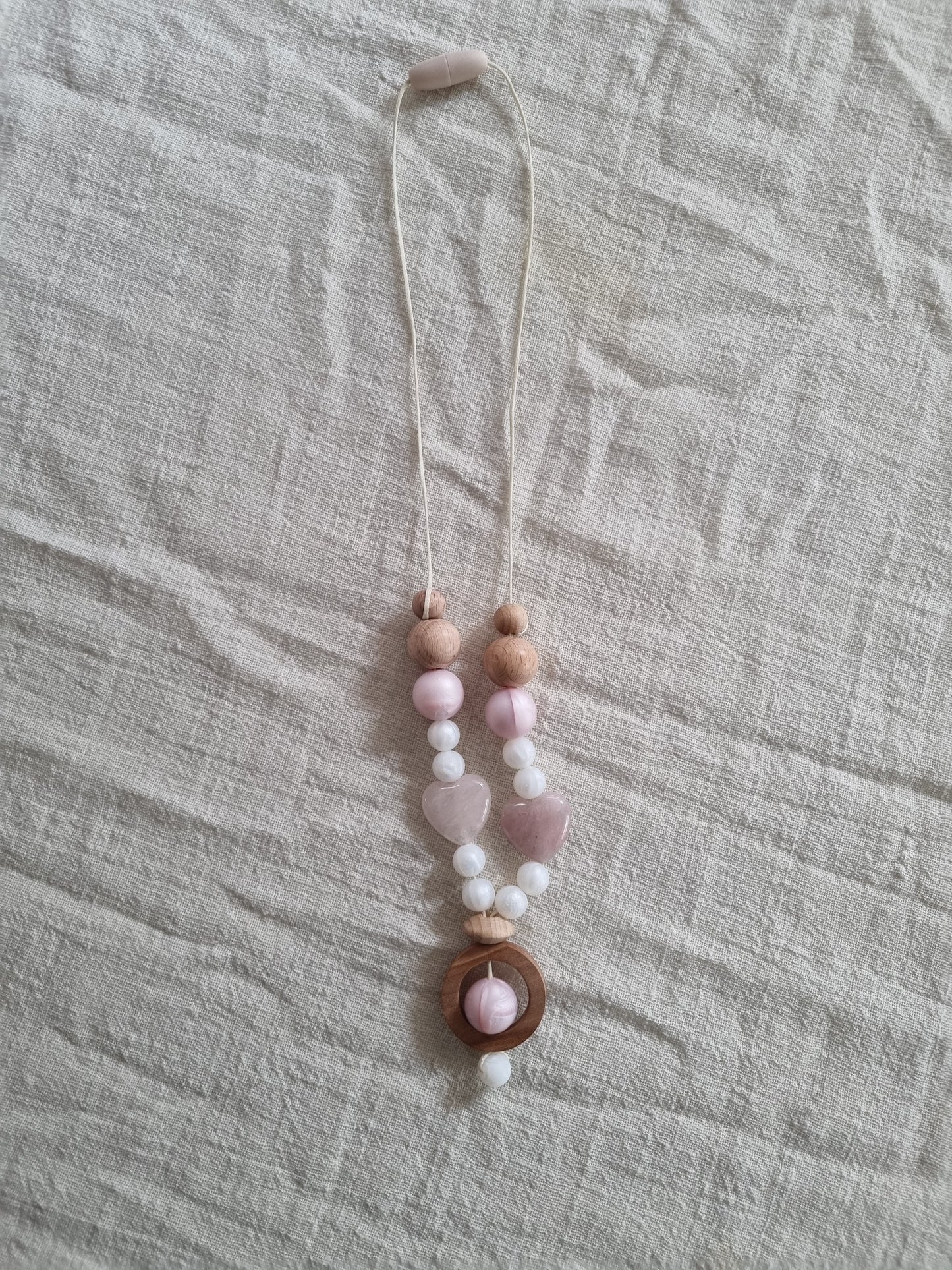 Rose Quartz Nusing Necklace