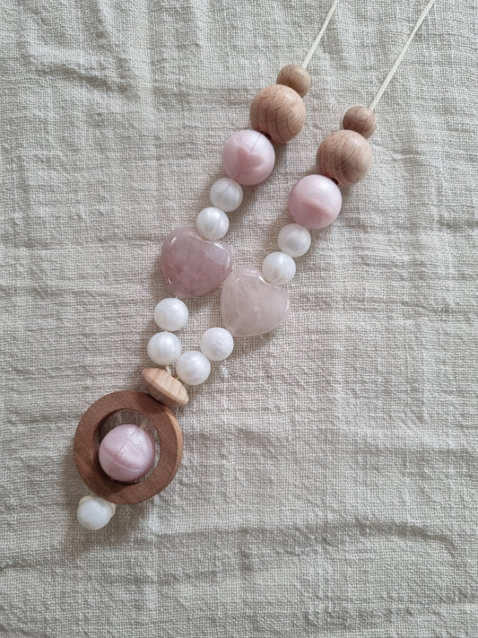 Rose Quartz Nusing Necklace