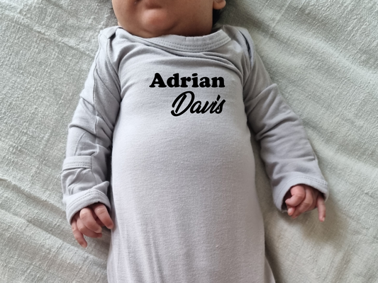 Custom Name Sleep Gowns