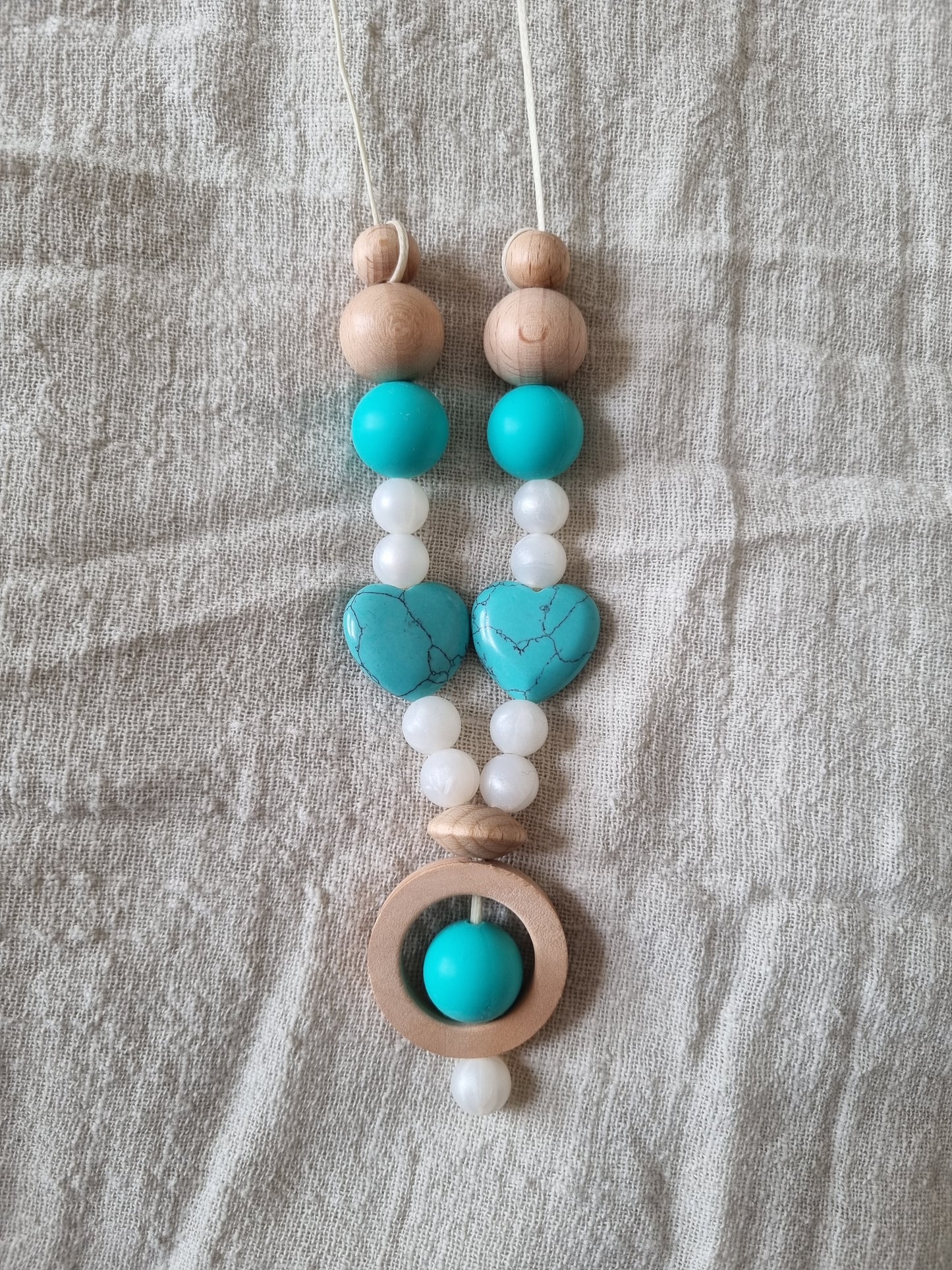Tourquise Gemstone Nursing Necklace