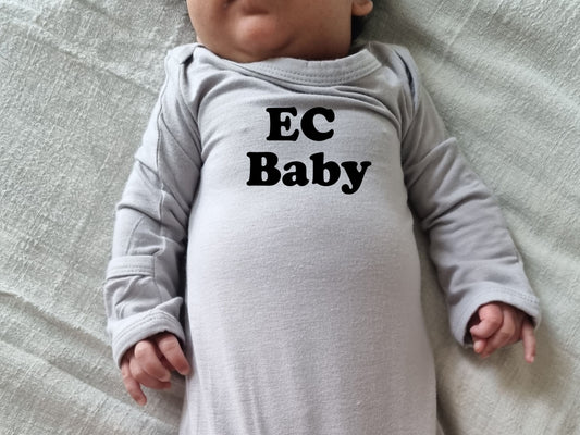 "EC Baby" knotted sleep gown